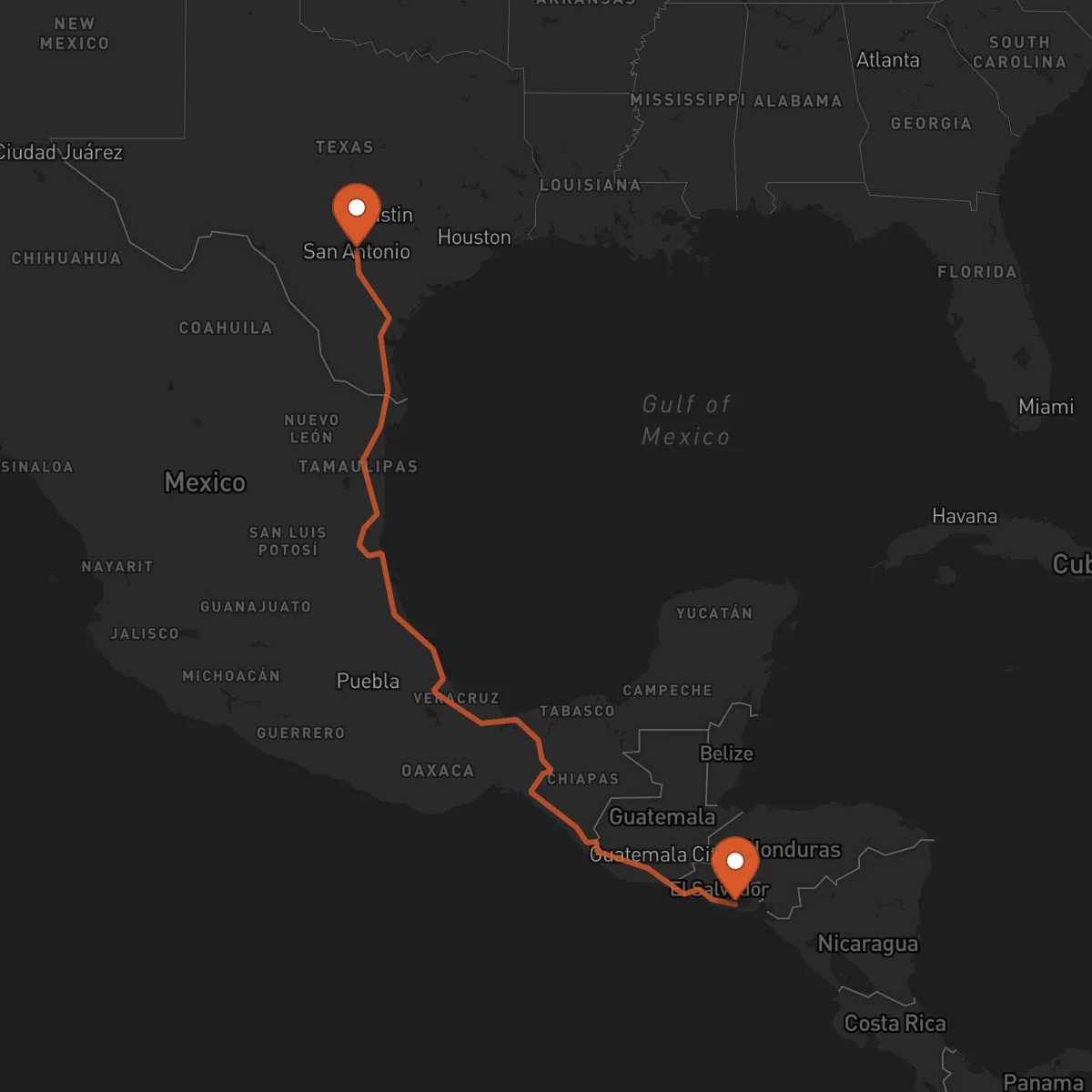 Ruta Usulután - San Antonio