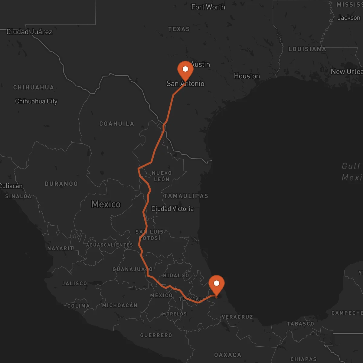 Ruta Xalapa - San Antonio
