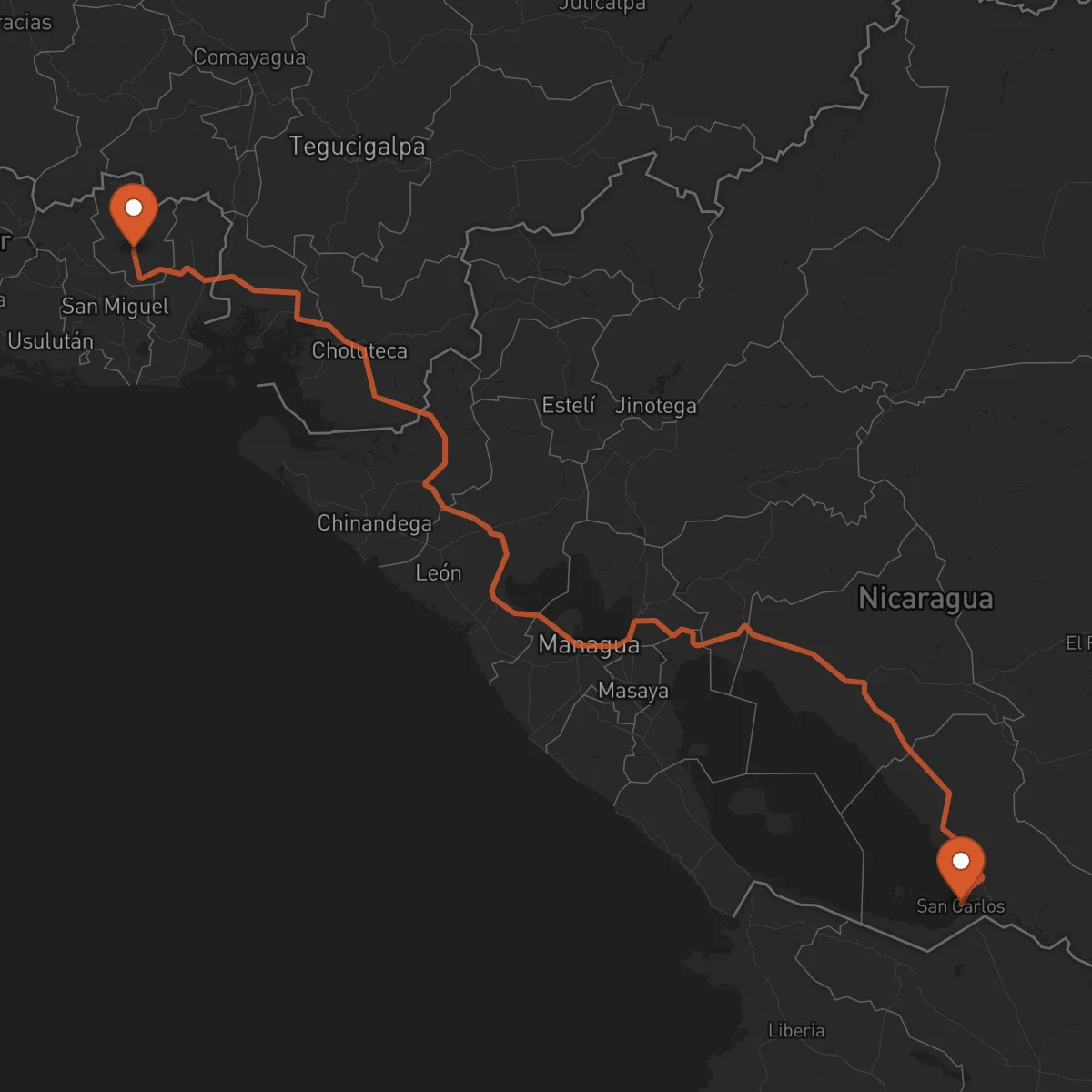 Ruta San Carlos - San Francisco Gotera