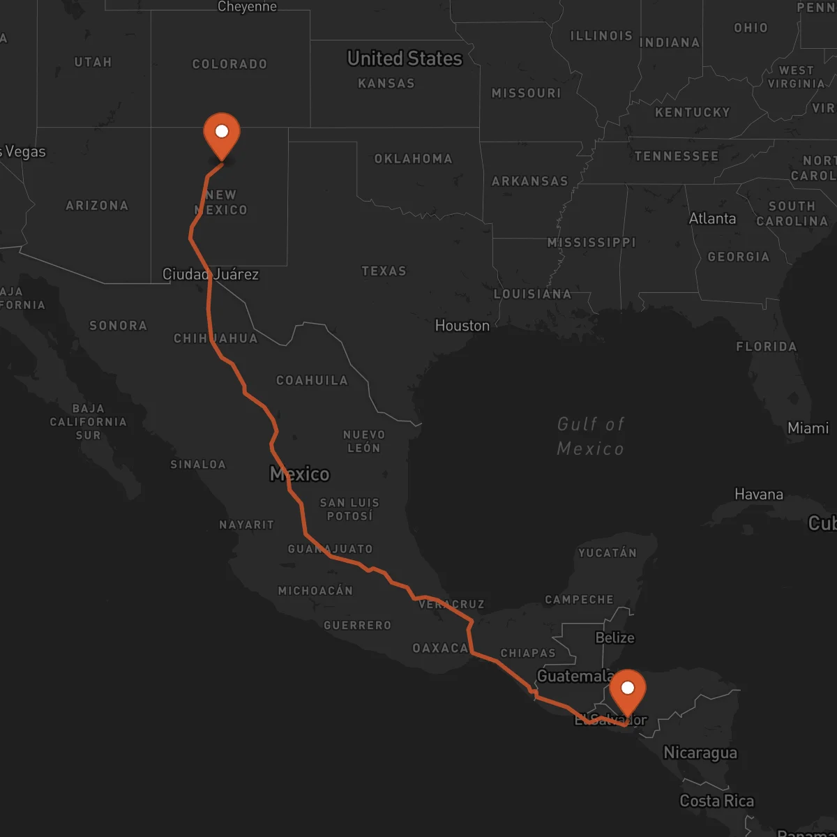 Ruta San Francisco Gotera - Santa Fe