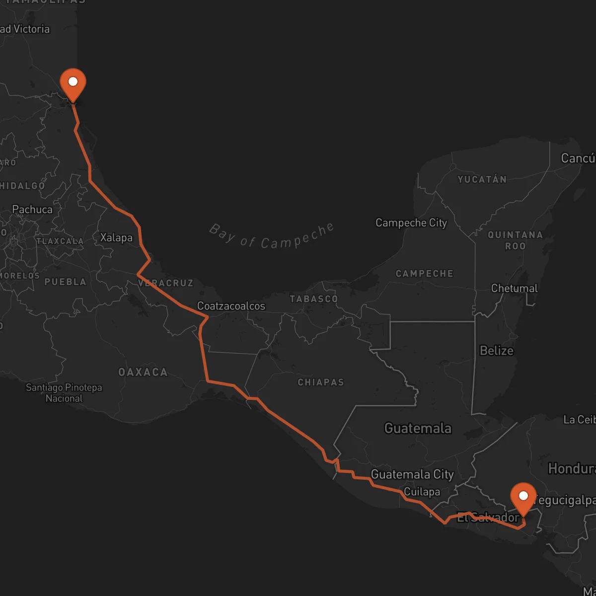 Ruta Tampico - San Francisco Gotera