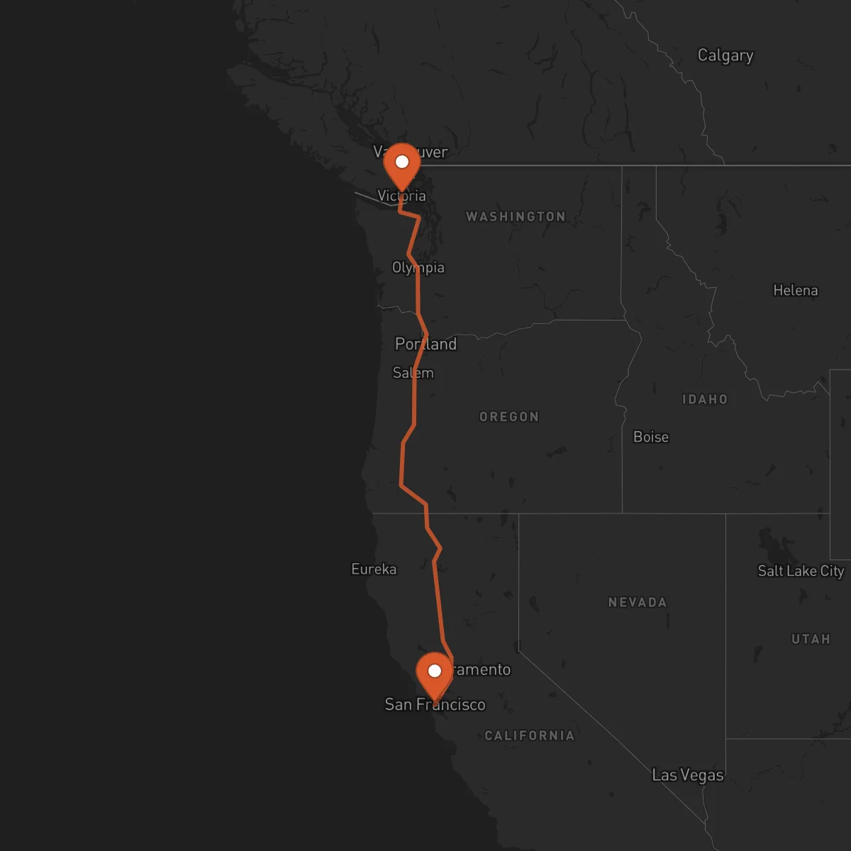 Ruta São Francisco - Victoria