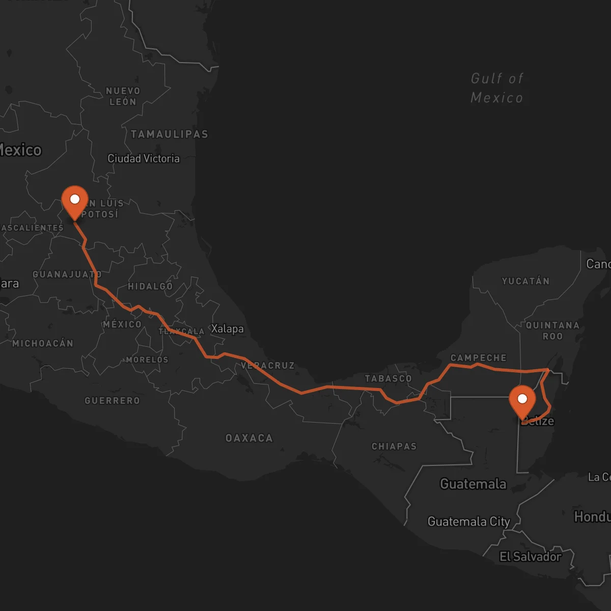 Ruta San Luis Potosí - San Ignacio