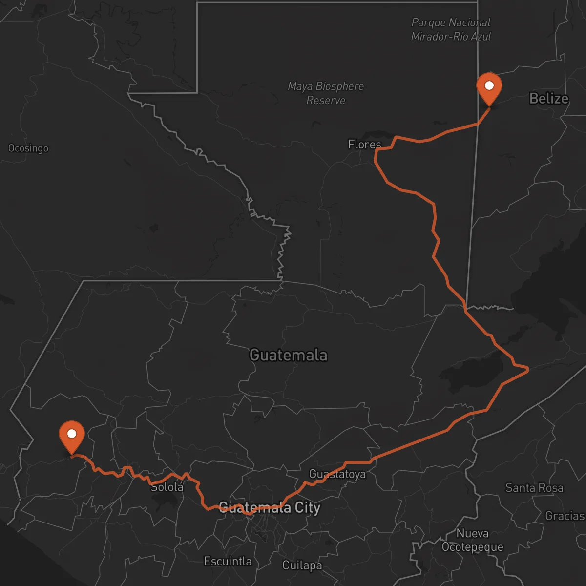 Ruta San Marcos - San Ignacio