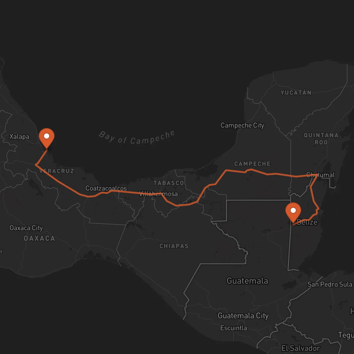 Ruta San Ignacio - Veracruz