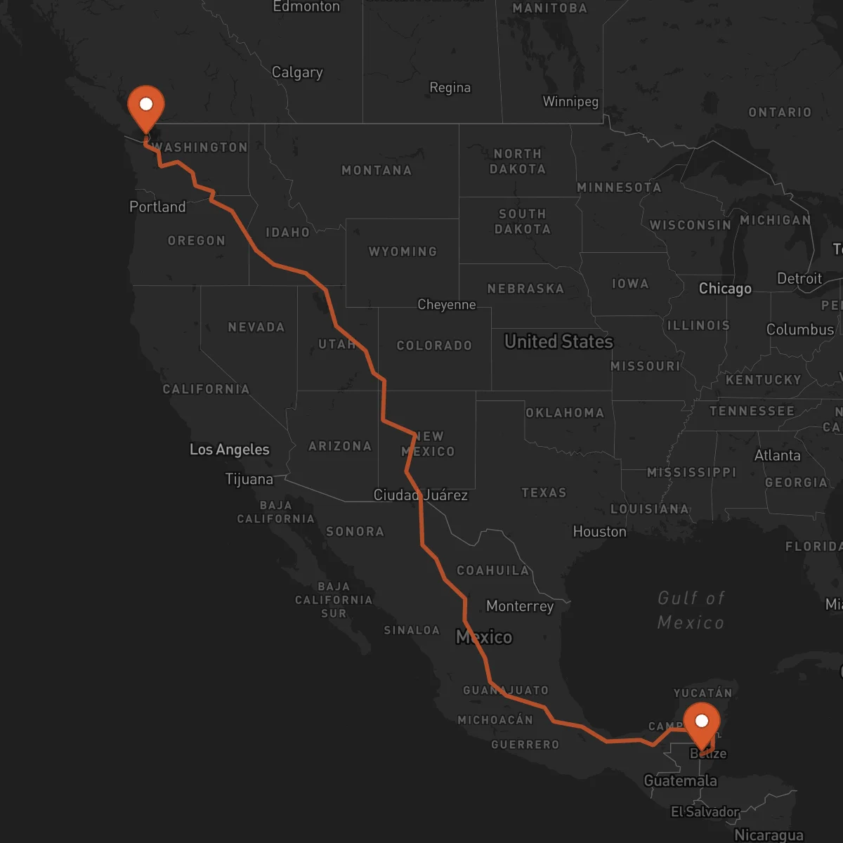 Ruta San Ignacio - Victoria