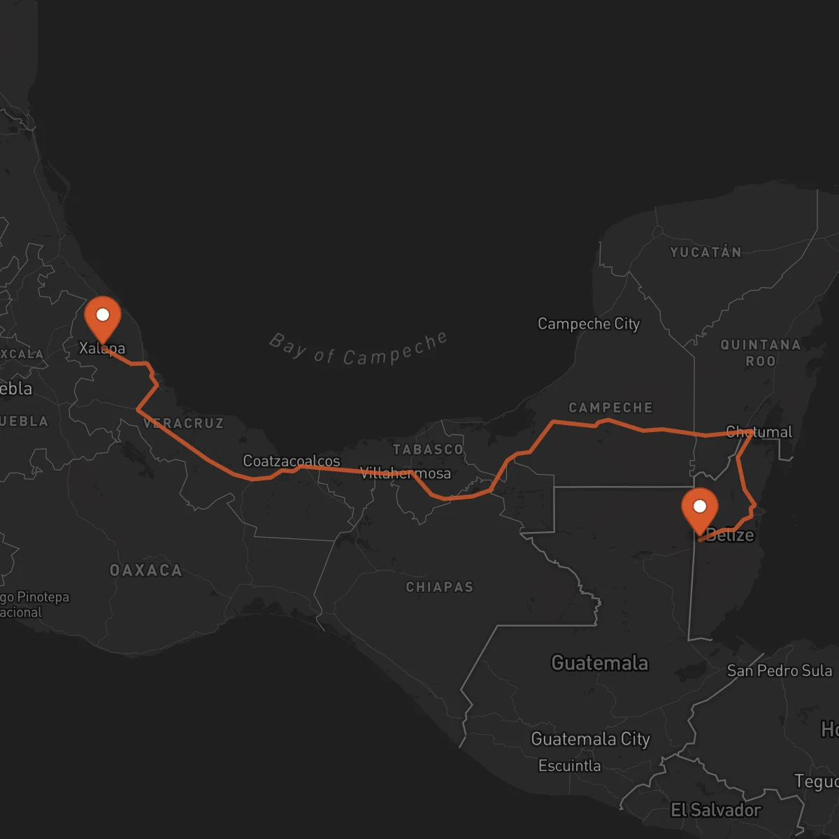 Ruta Xalapa - San Ignacio