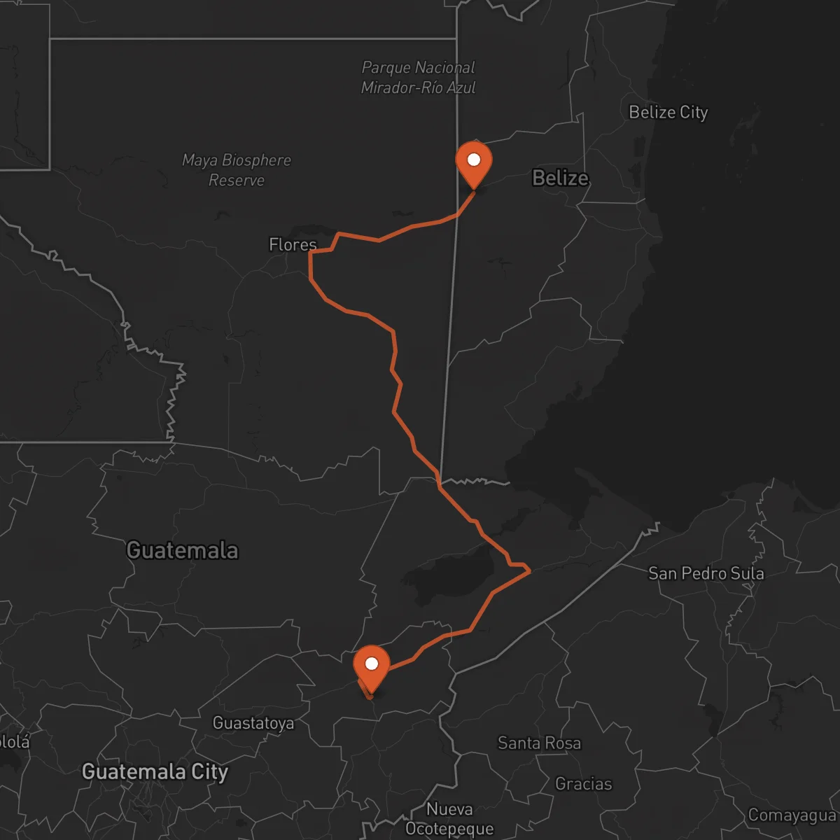 Ruta Zacapa - San Ignacio