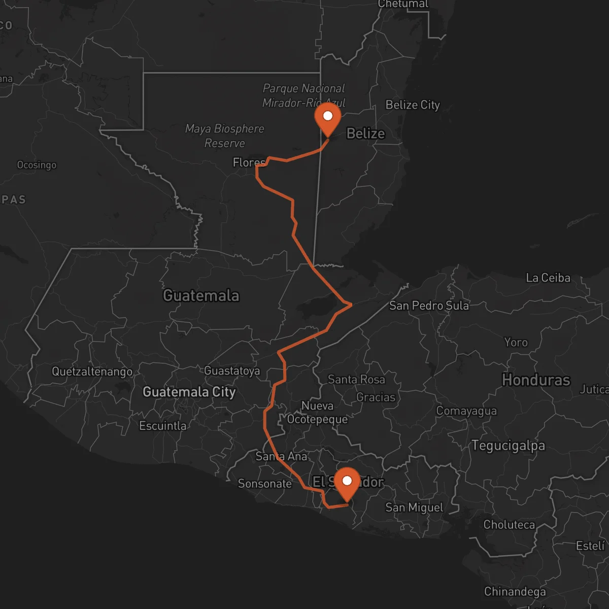 Ruta San Ignacio - Zacatecoluca