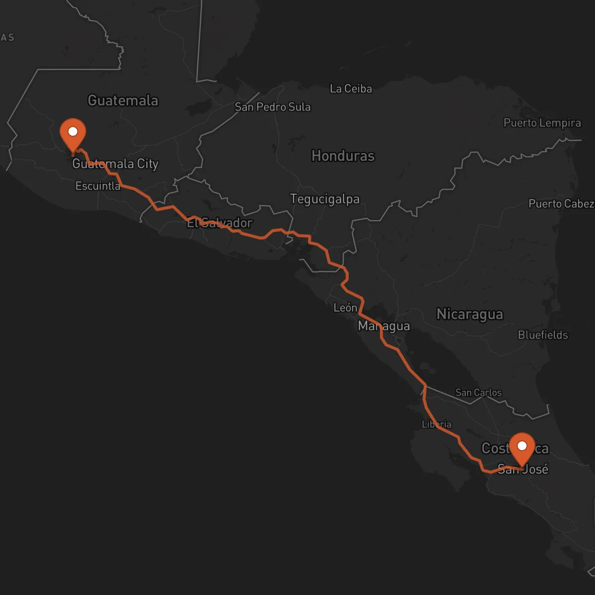 Ruta Sololá - San José