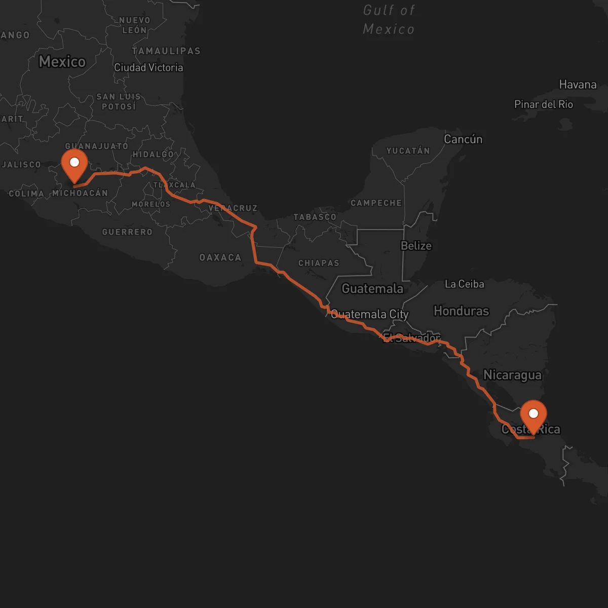 Ruta San José - Uruapan
