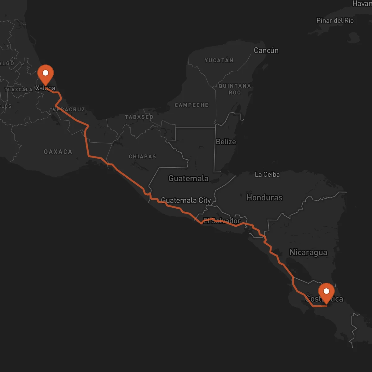 Ruta Xalapa - San José
