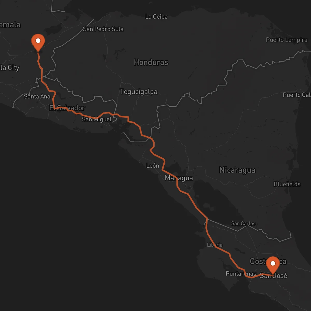 Ruta Zacapa - San José