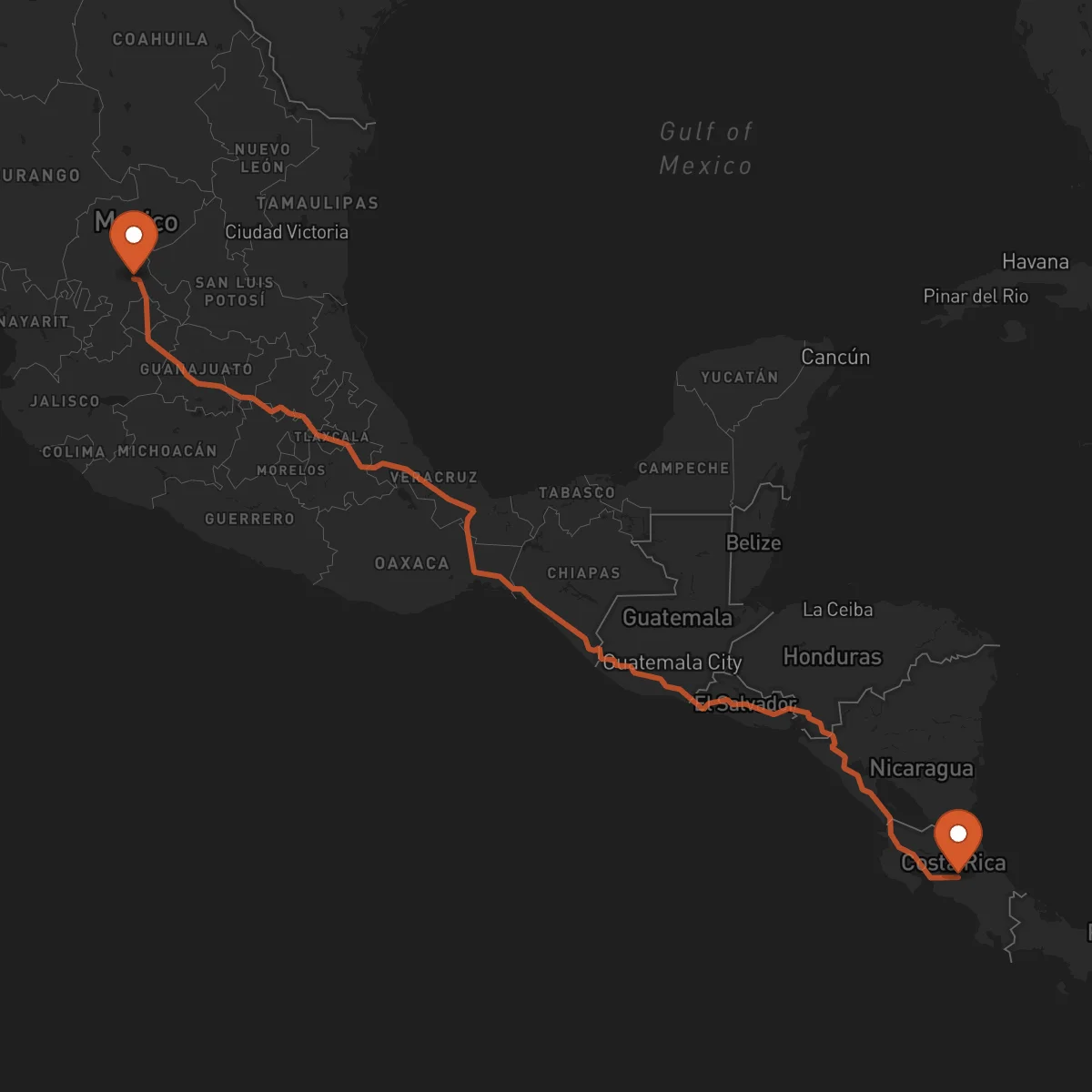 Ruta Zacatecas - San José