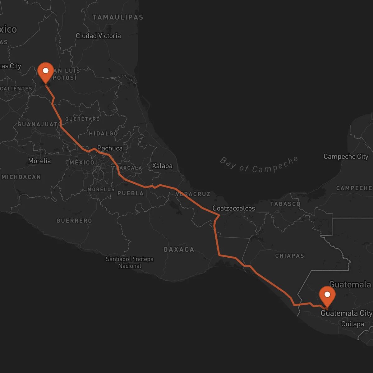 Ruta San Luis Potosí - Sololá