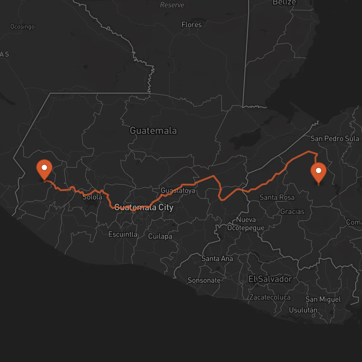 Ruta Santa Bárbara - San Marcos