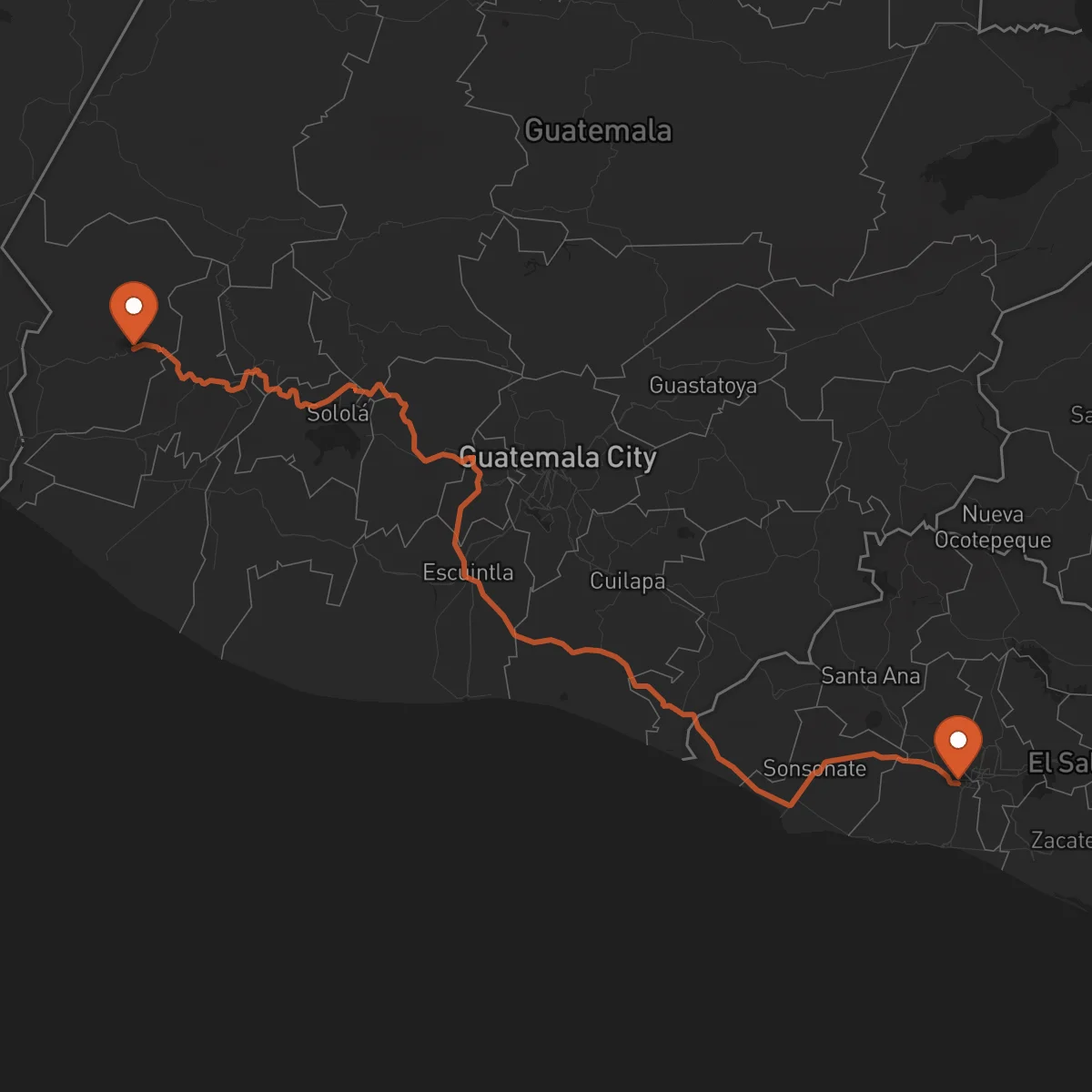 Ruta Santa Tecla - San Marcos