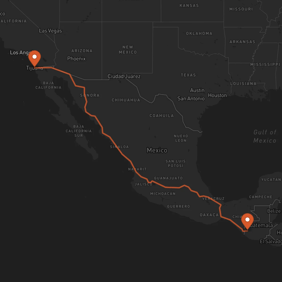 Ruta Tijuana - San Marcos
