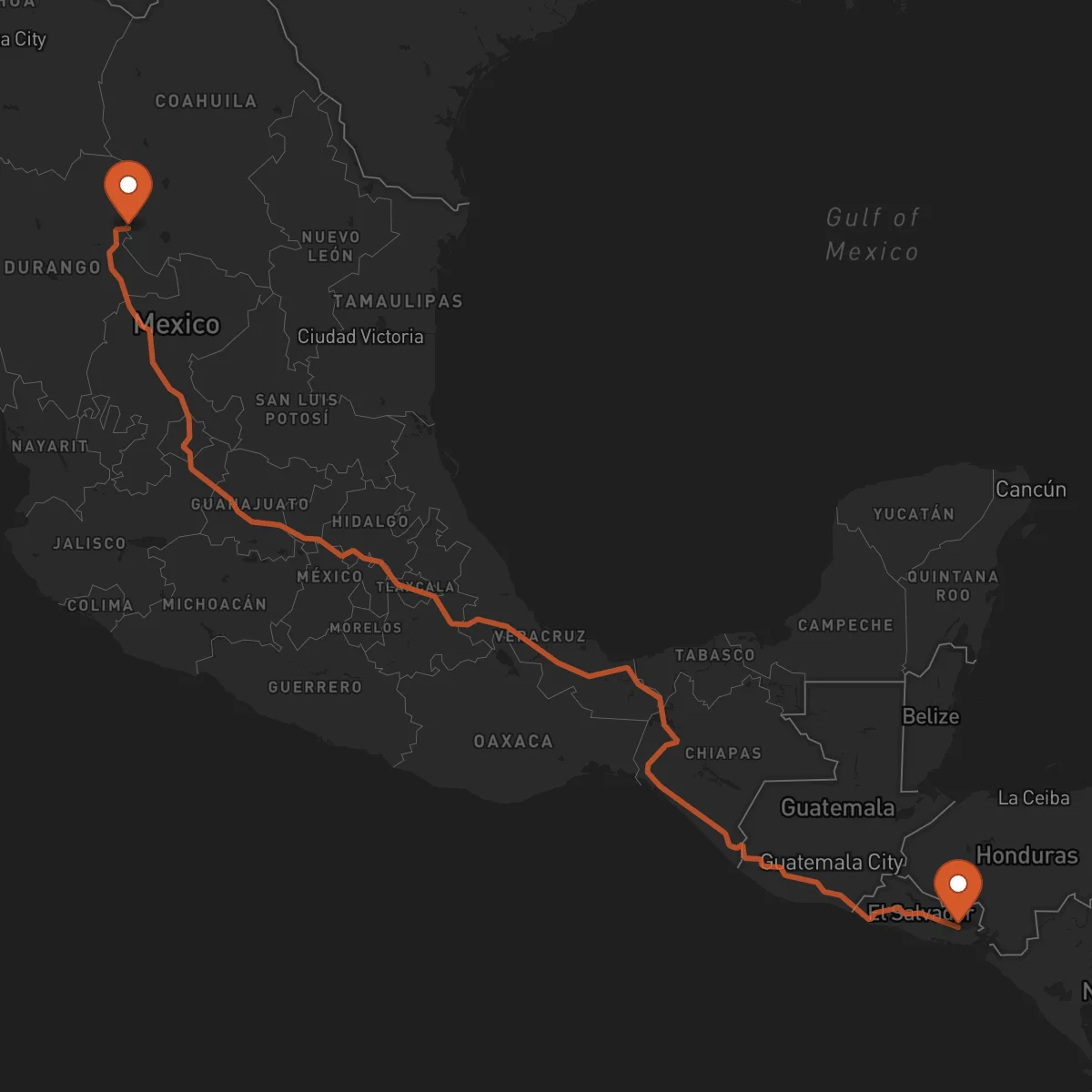 Ruta San Miguel - Torreón
