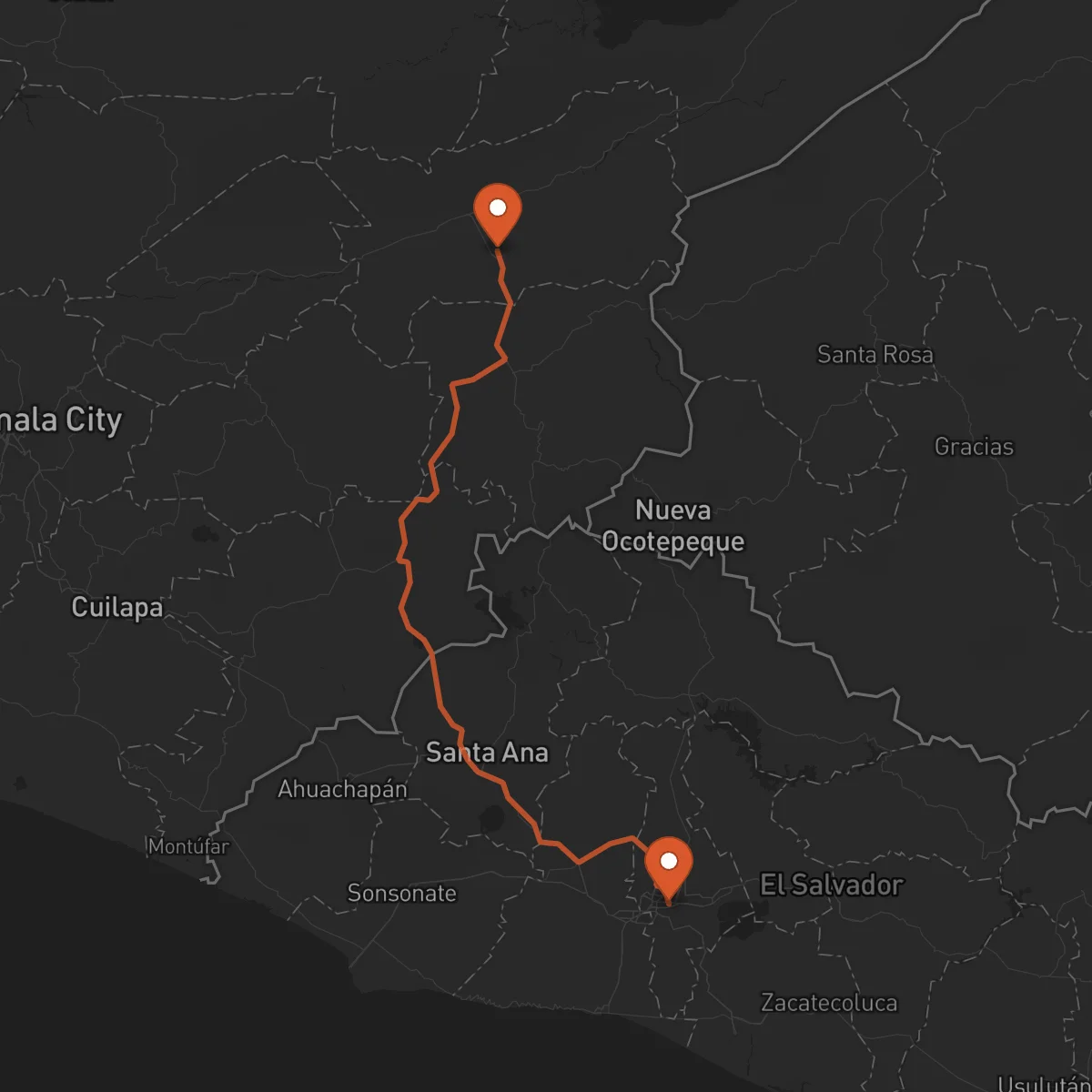 Ruta Zacapa - San Salvador