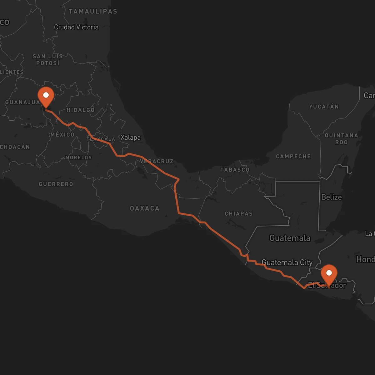 Ruta San Vicente - Querétaro
