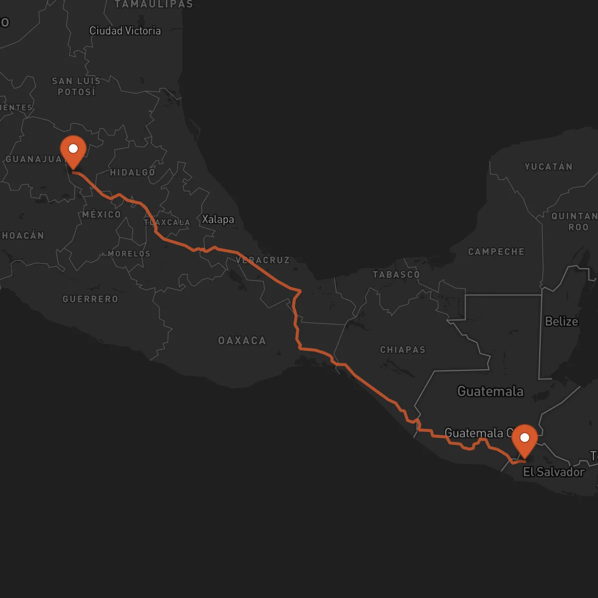 Ruta Santiago de Querétaro - Santa Ana