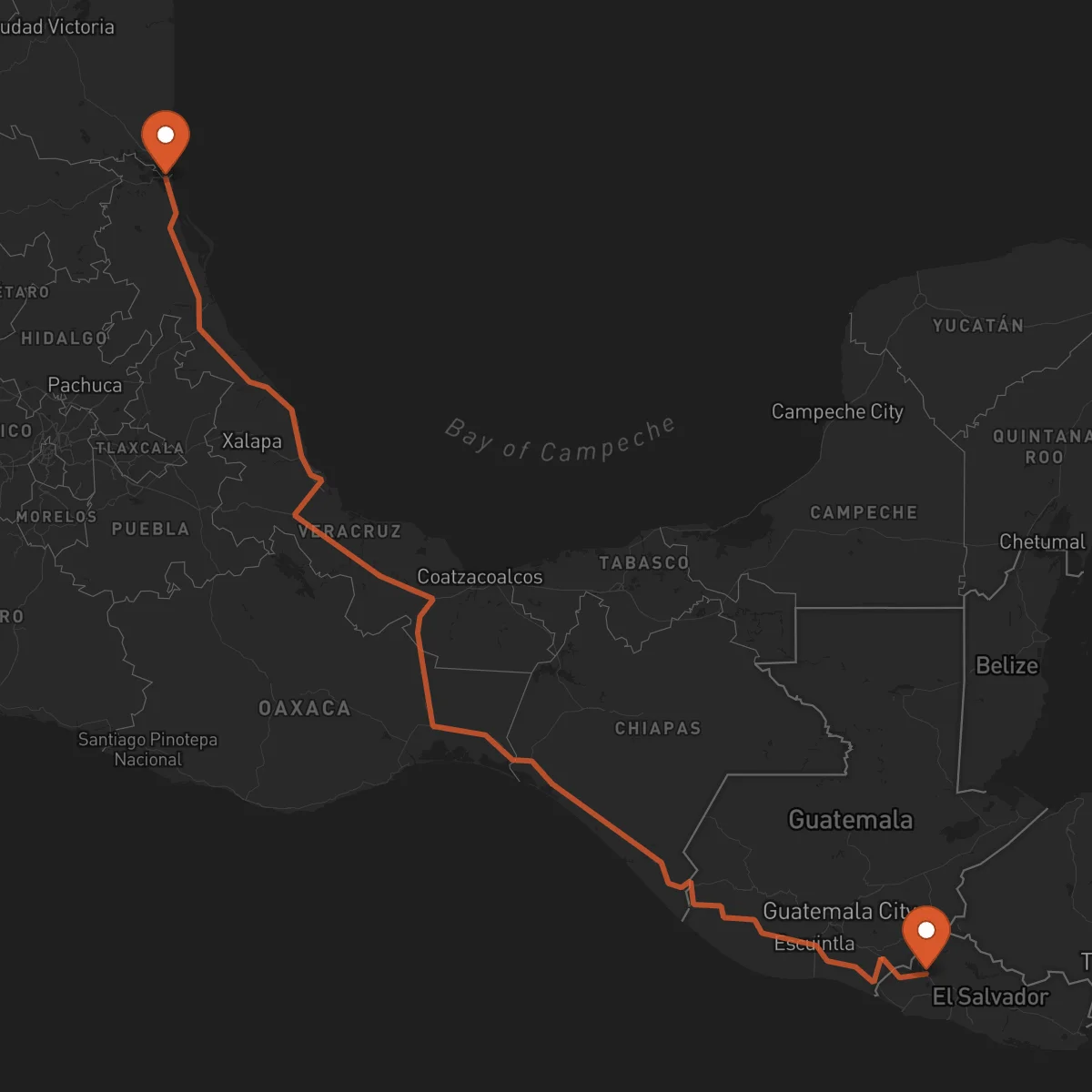 Ruta Santa Ana - Tampico