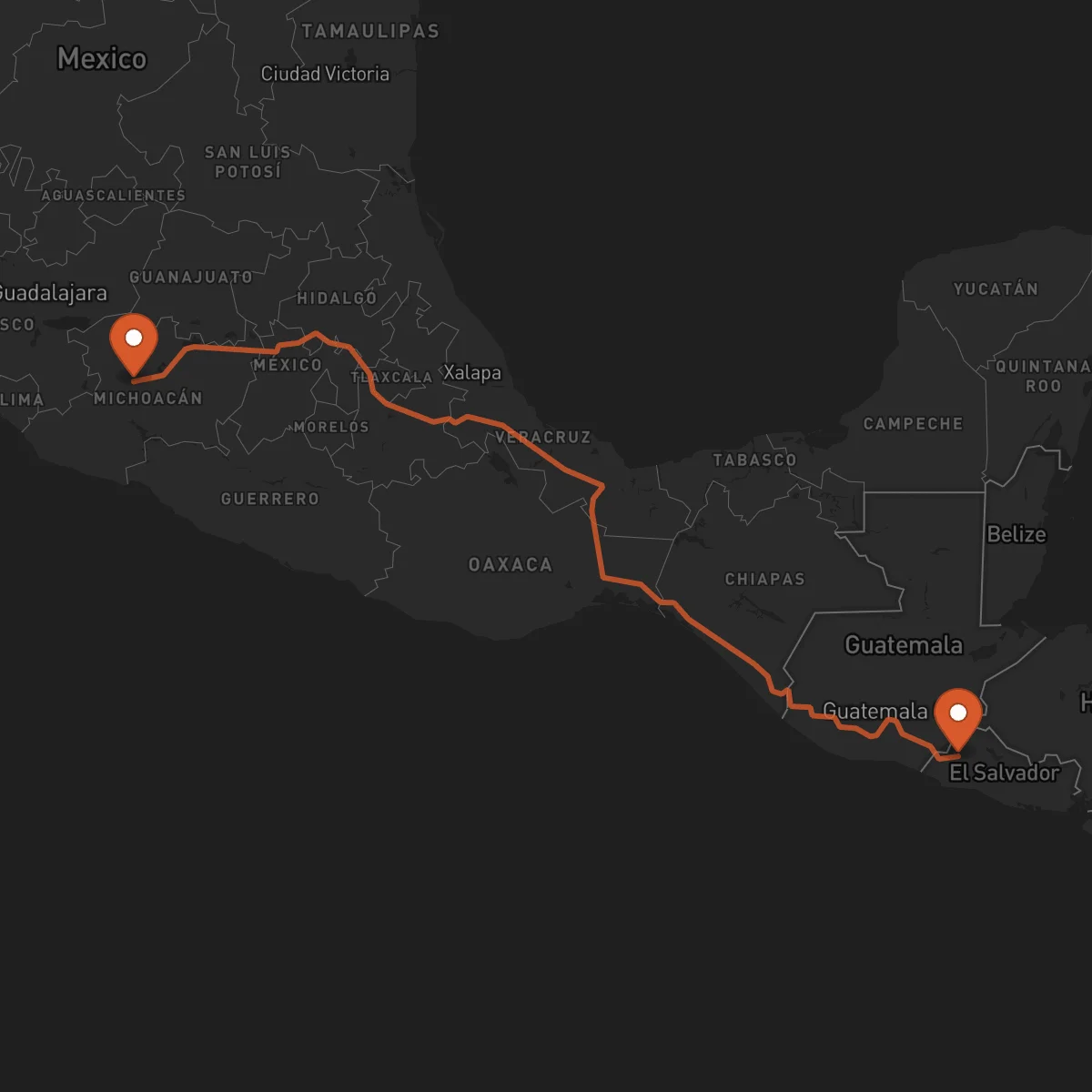 Ruta Uruapan - Santa Ana