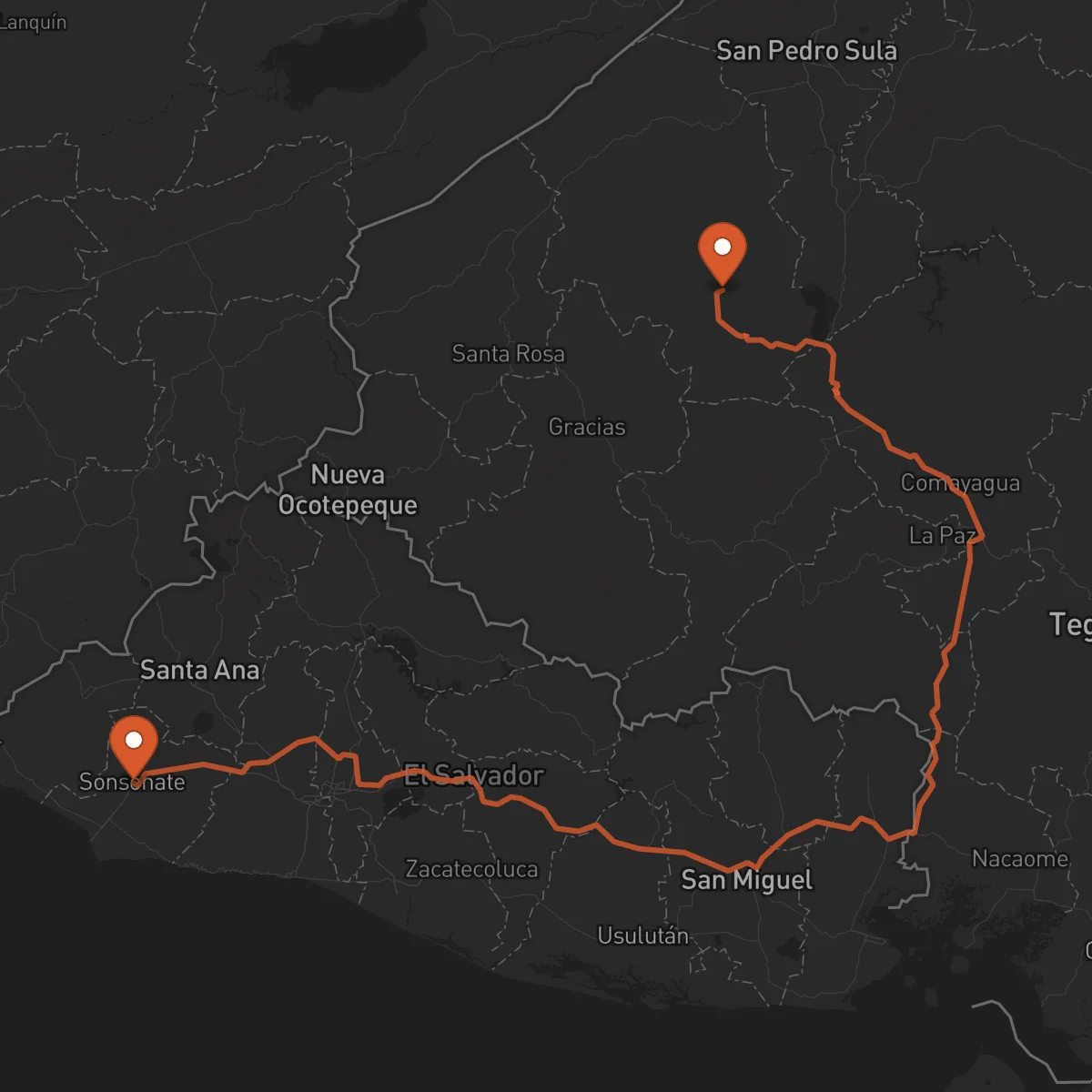 Ruta Sonsonate - Santa Bárbara