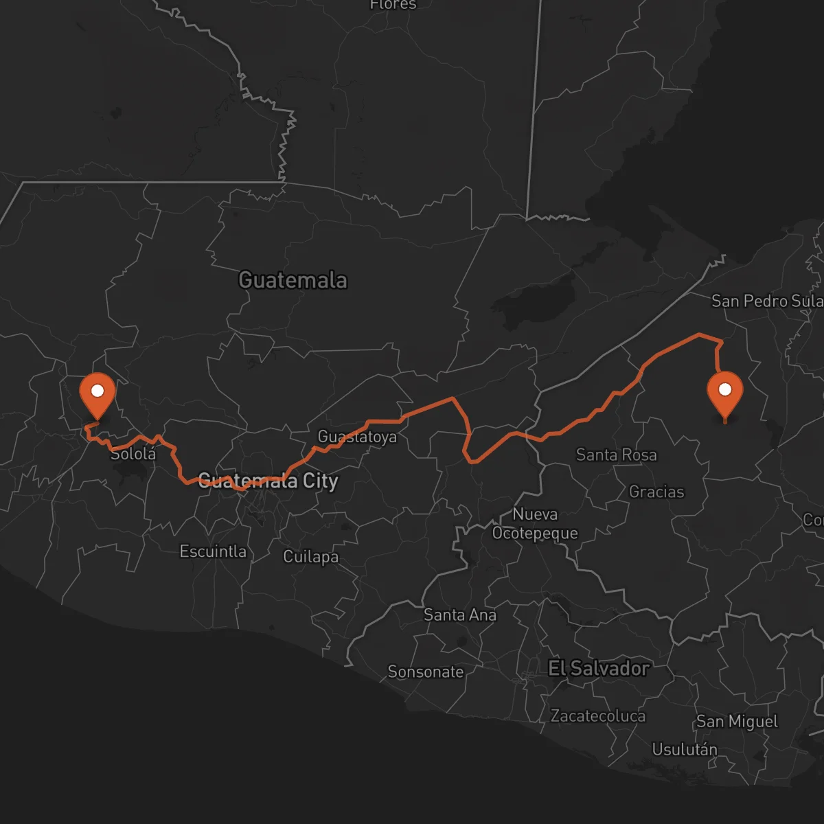 Ruta Santa Bárbara - Totonicapán