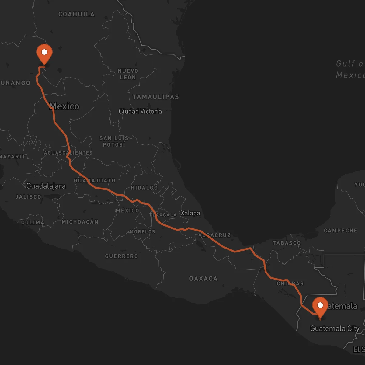 Ruta Santa Cruz del Quiché - Torreón
