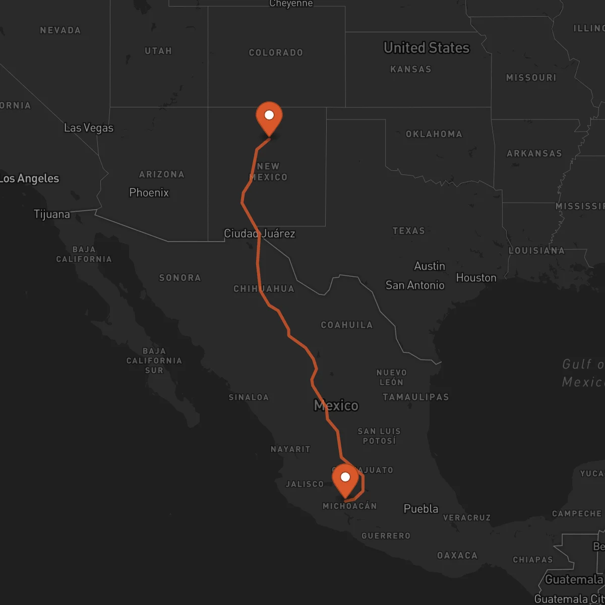 Ruta Santa Fe - Uruapan