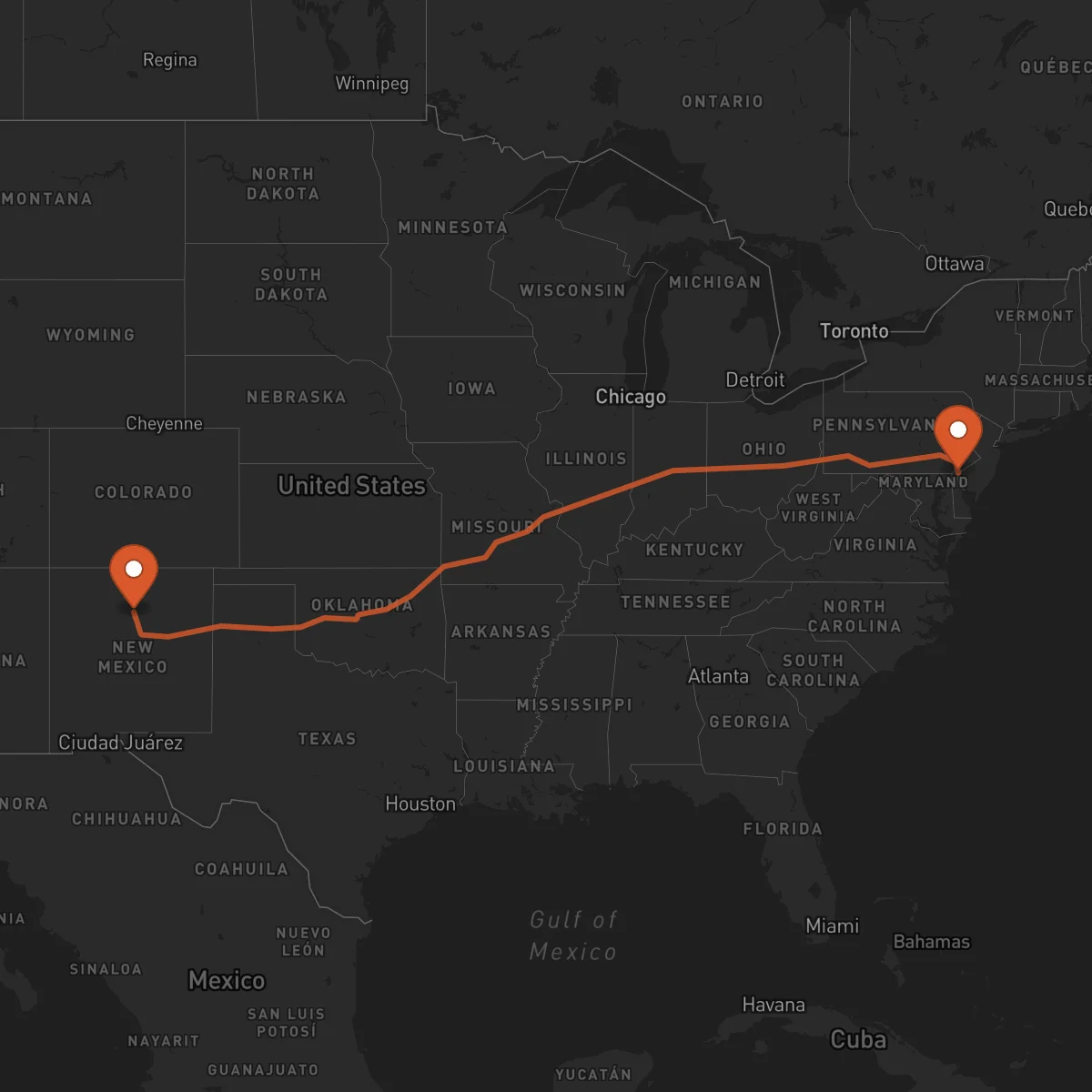Ruta Santa Fe - Wilmington