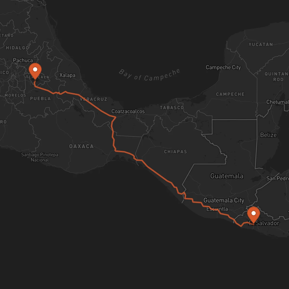 Ruta Santa Tecla - Tlaxcala
