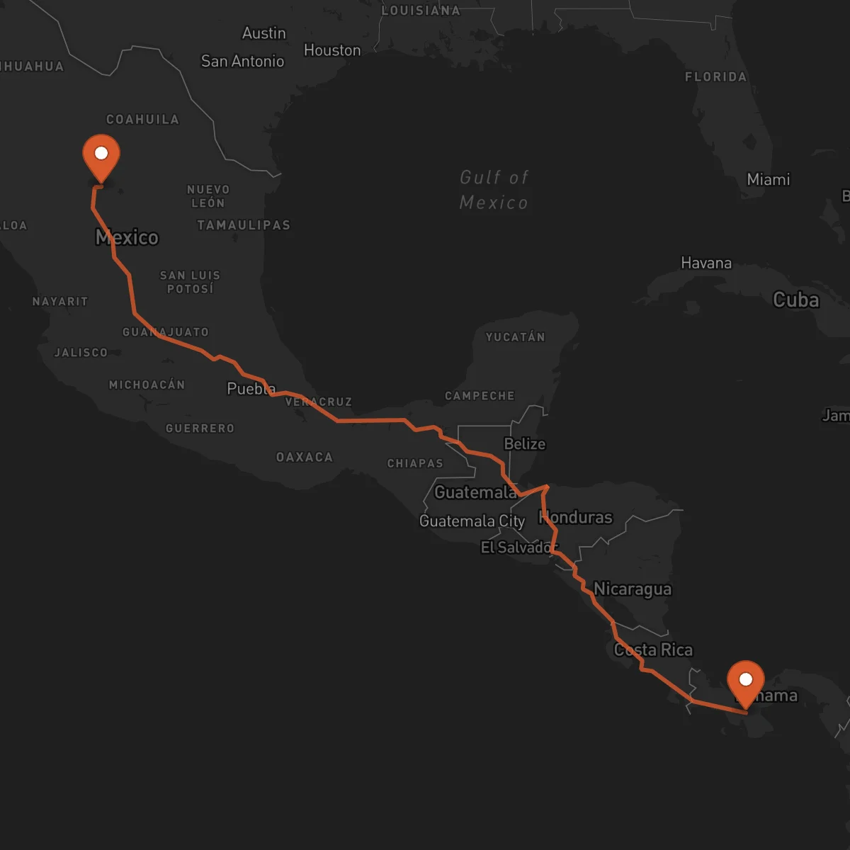 Ruta Santiago de Veraguas - Torreón