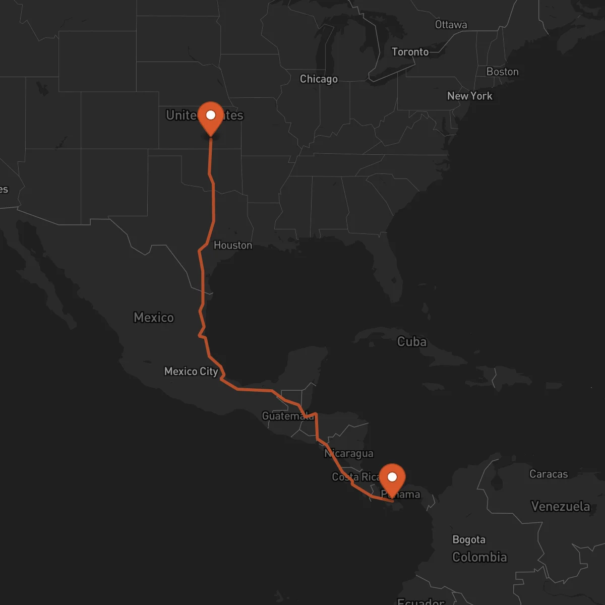 Ruta Santiago de Veraguas - Wichita