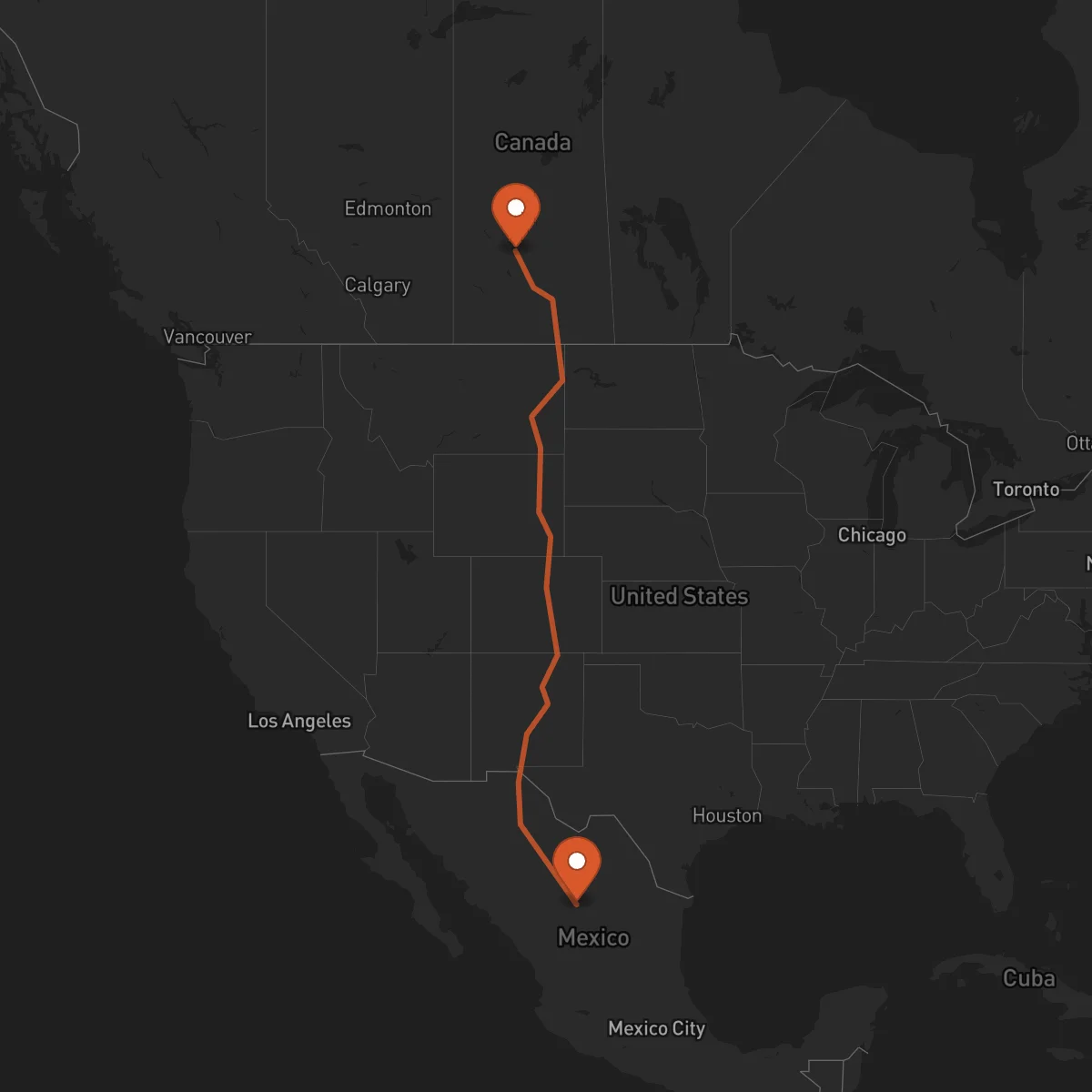Ruta Saskatoon - Torreón