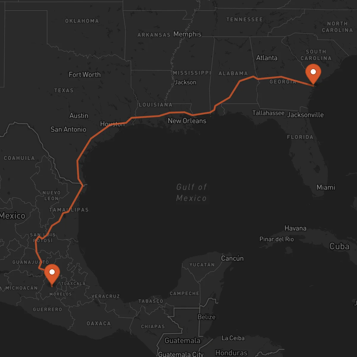 Ruta Toluca - Savannah