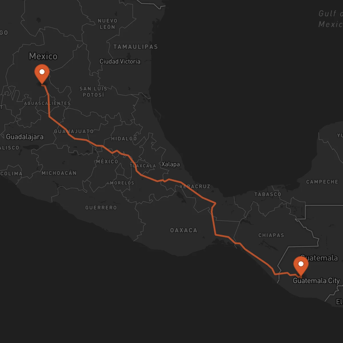 Ruta Sololá - Zacatecas