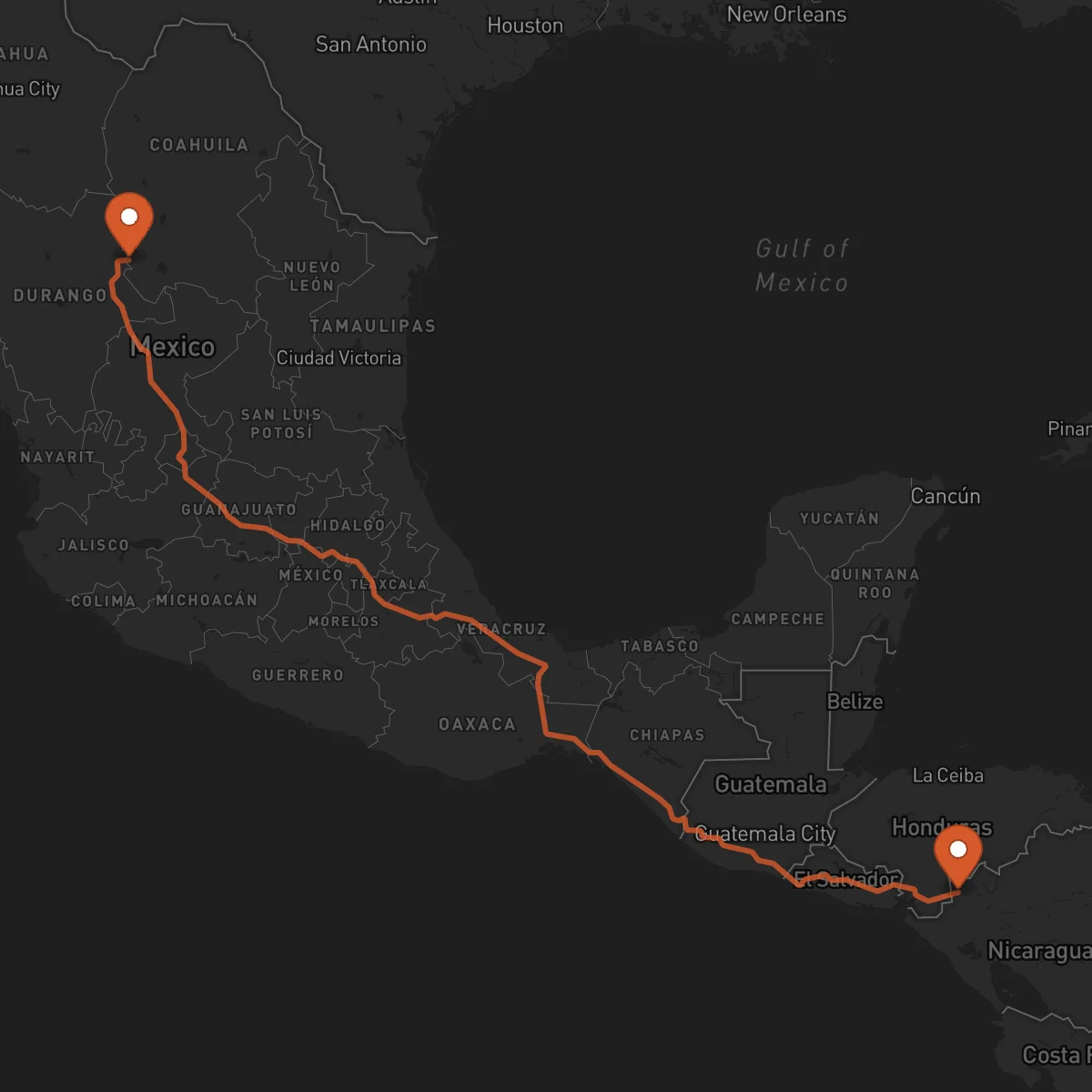 Ruta Somoto - Torreón