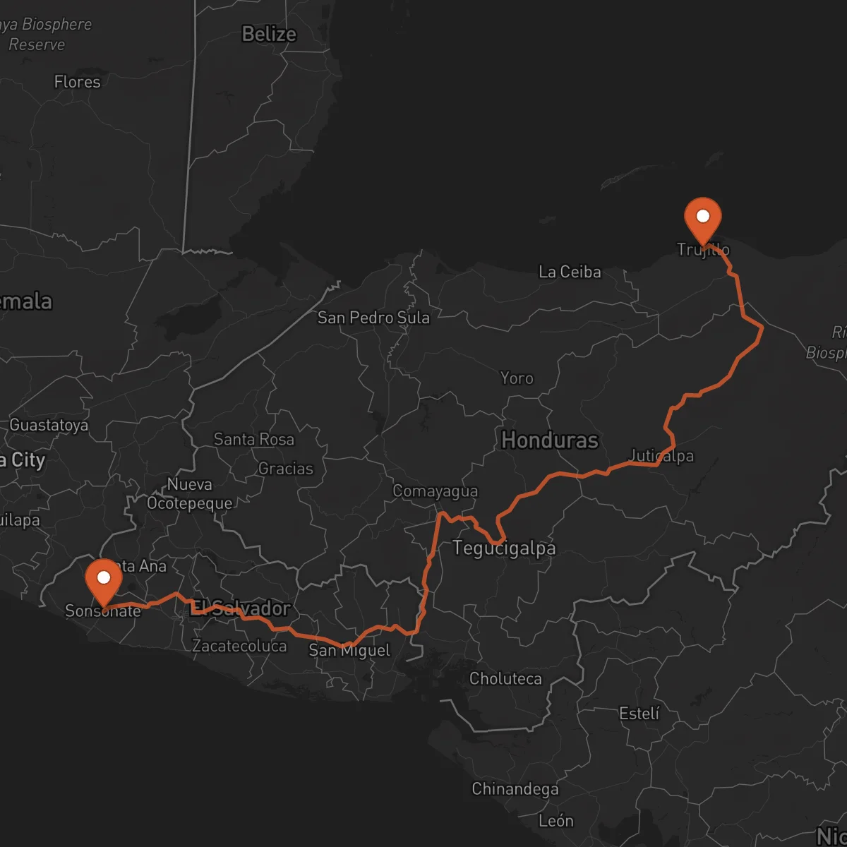 Ruta Trujillo - Sonsonate