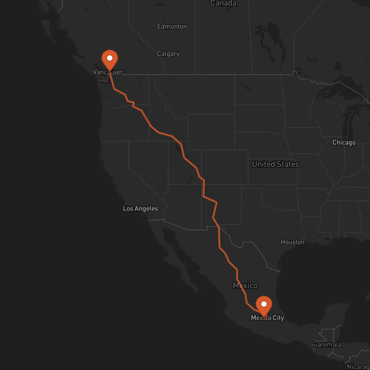 Ruta Surrey - Toluca