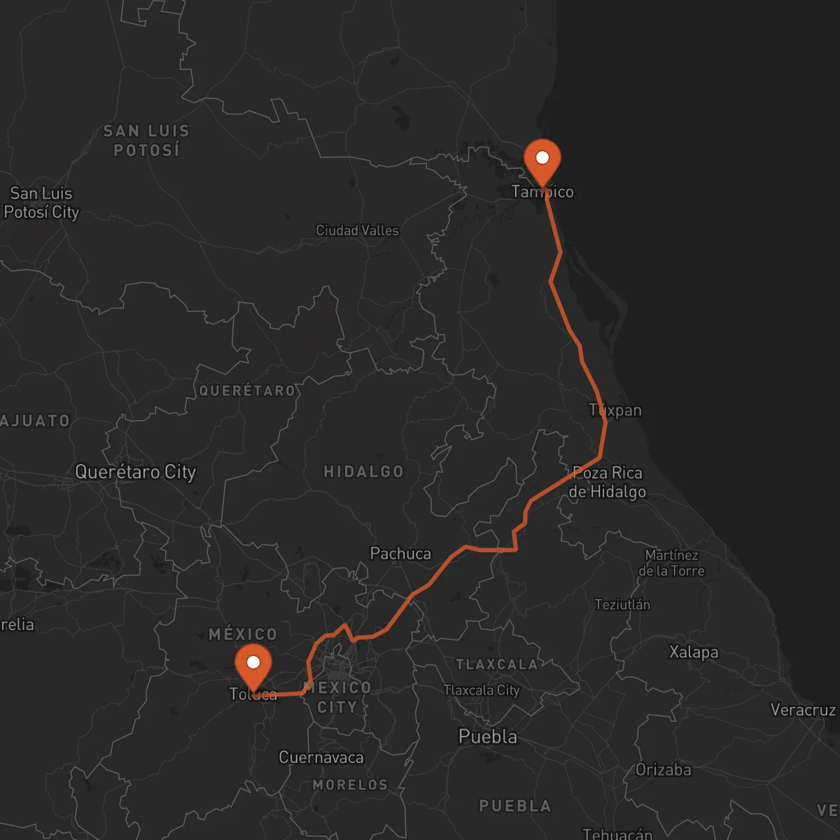 Ruta Tampico - Toluca