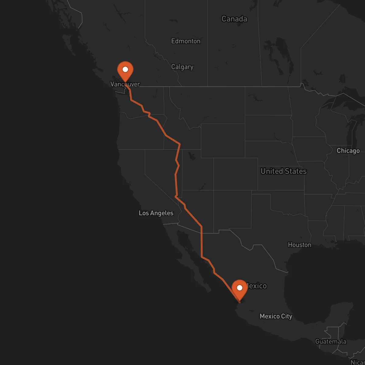 Ruta Tepic - Vancouver
