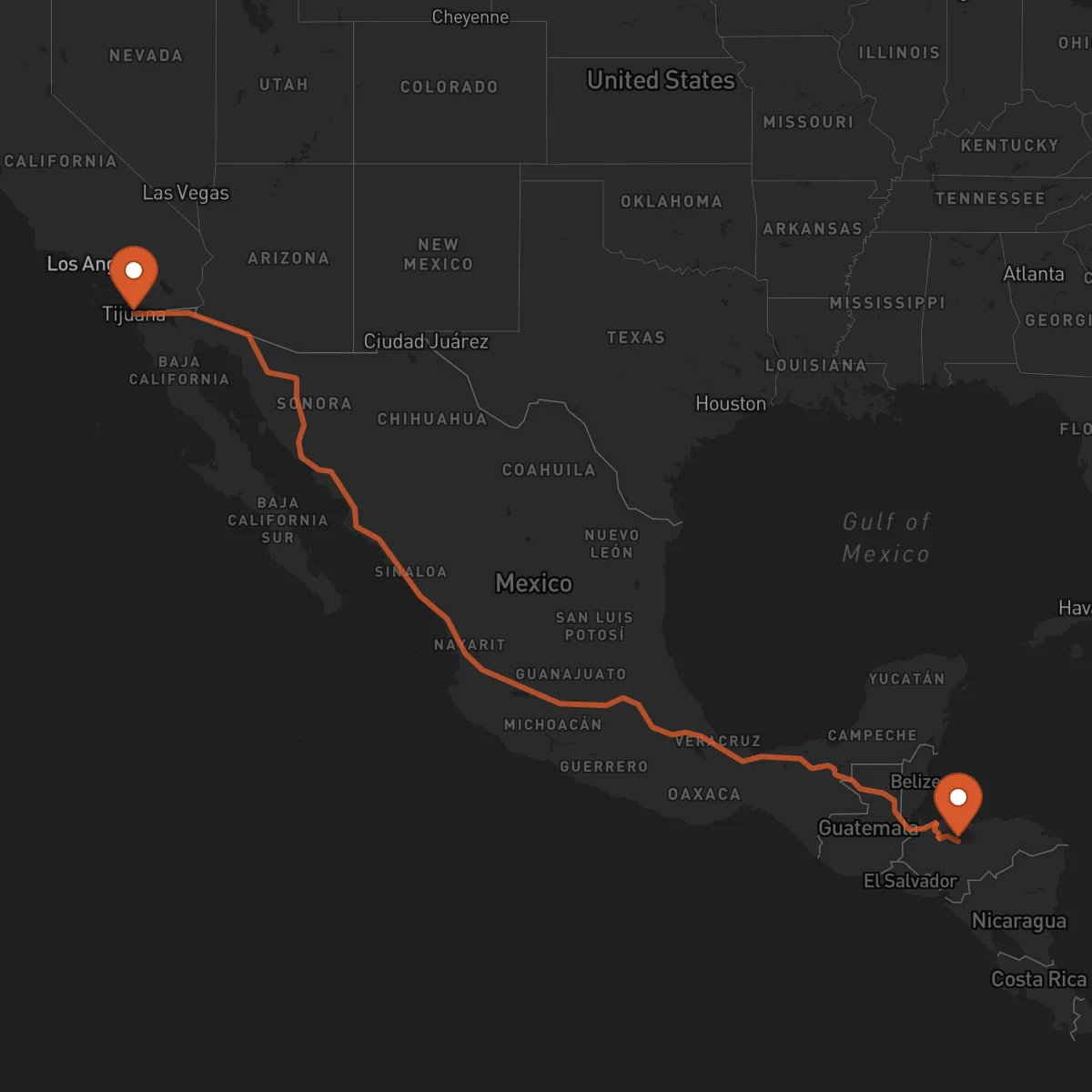 Ruta Yoro - Tijuana