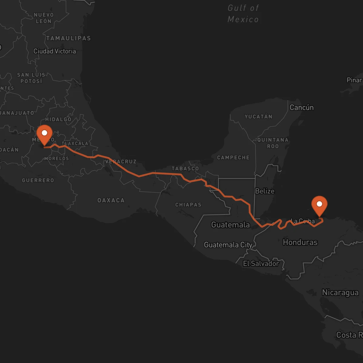 Ruta Toluca - Trujillo