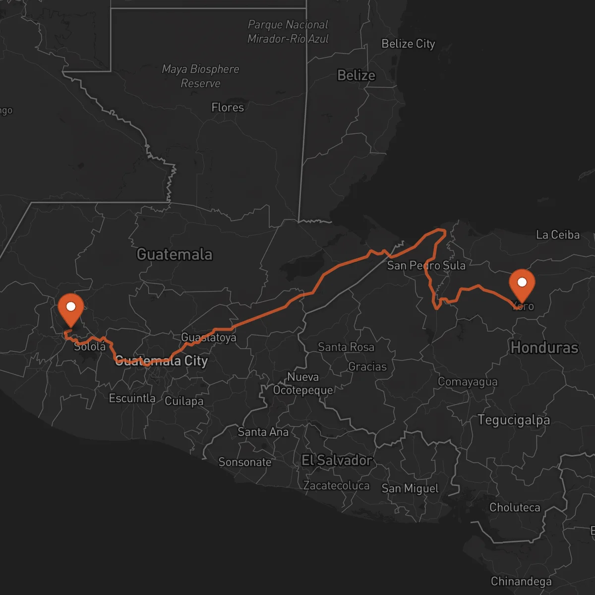 Ruta Yoro - Totonicapán