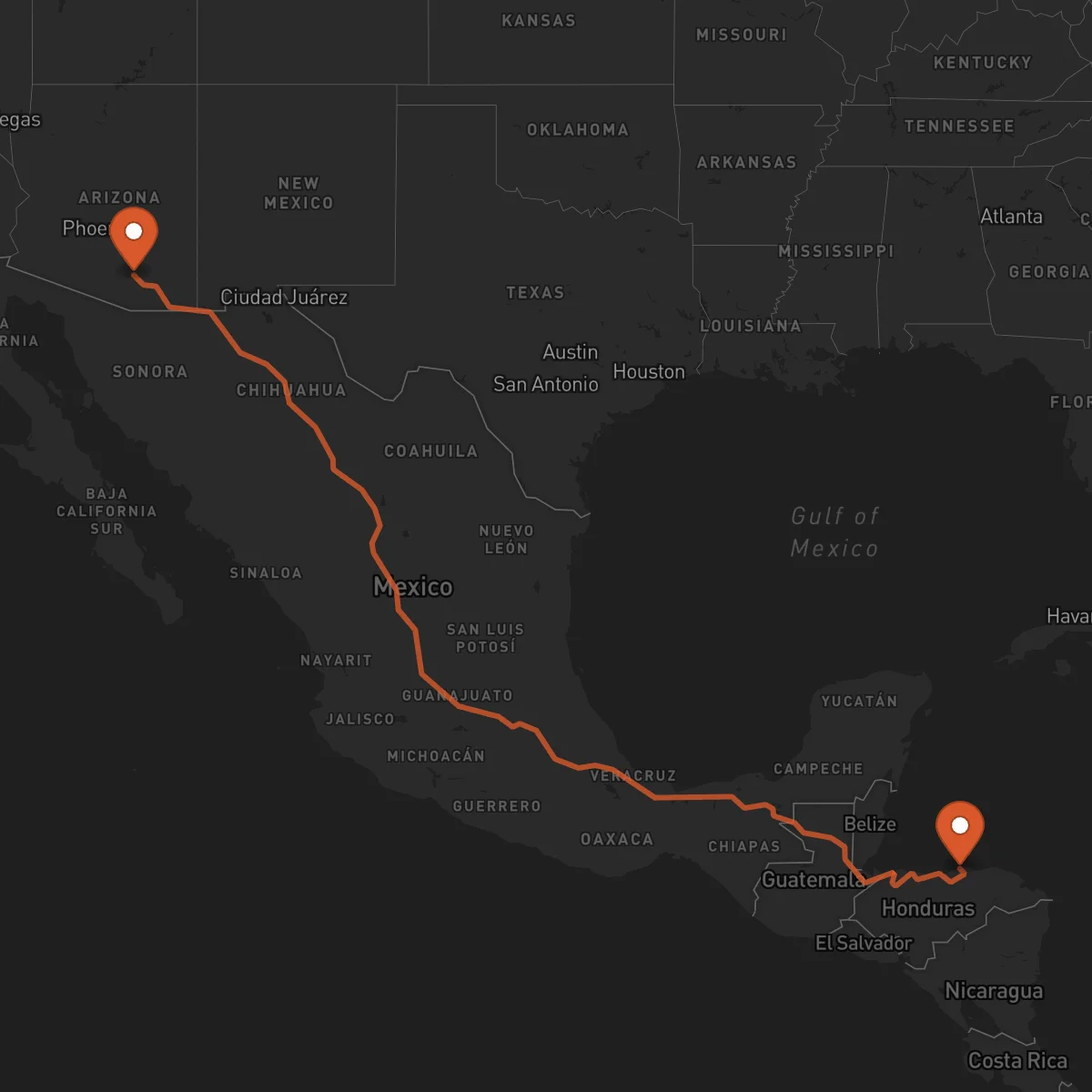 Ruta Trujillo - Tucson