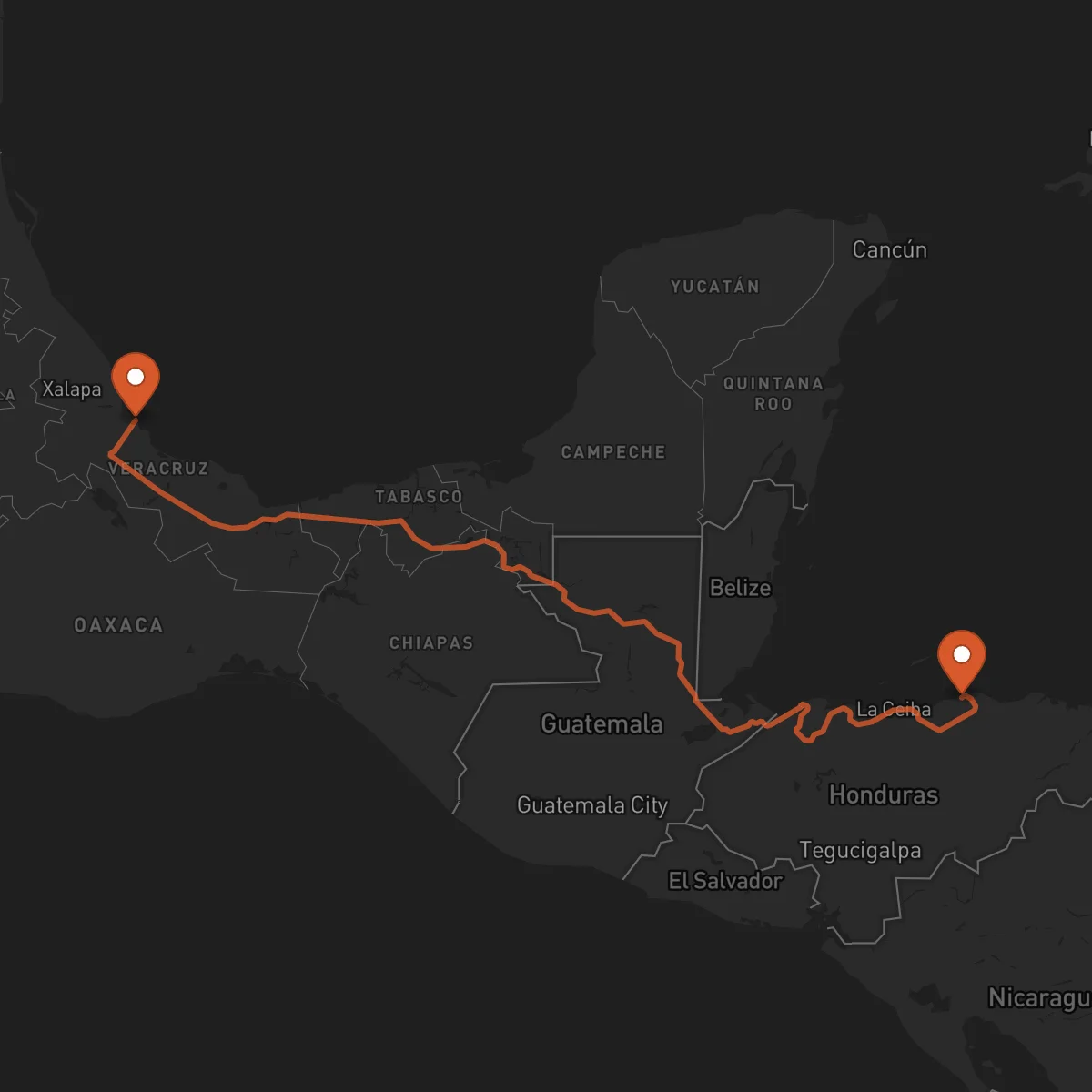Ruta Trujillo - Veracruz