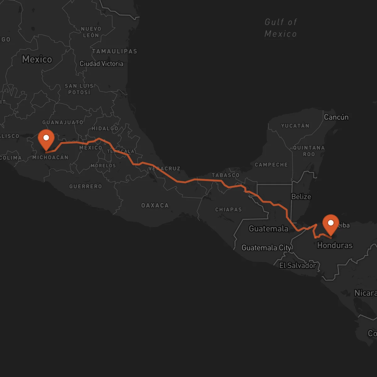 Ruta Yoro - Uruapan